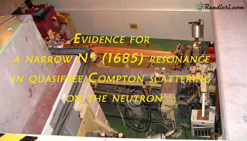 Evidence for a narrow N* (1685) resonance in quasifree Compton scattering on the neutron